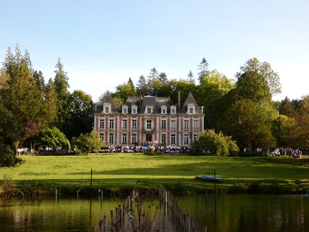 Château du Lycée Agricole Privé de Tourville-sur-Pont-Audemer, bâtiment emblématique du site