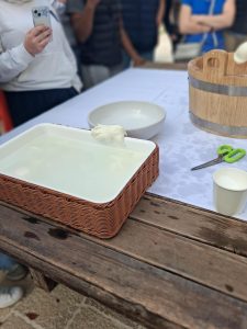 Italie - Mozzarella fabrication