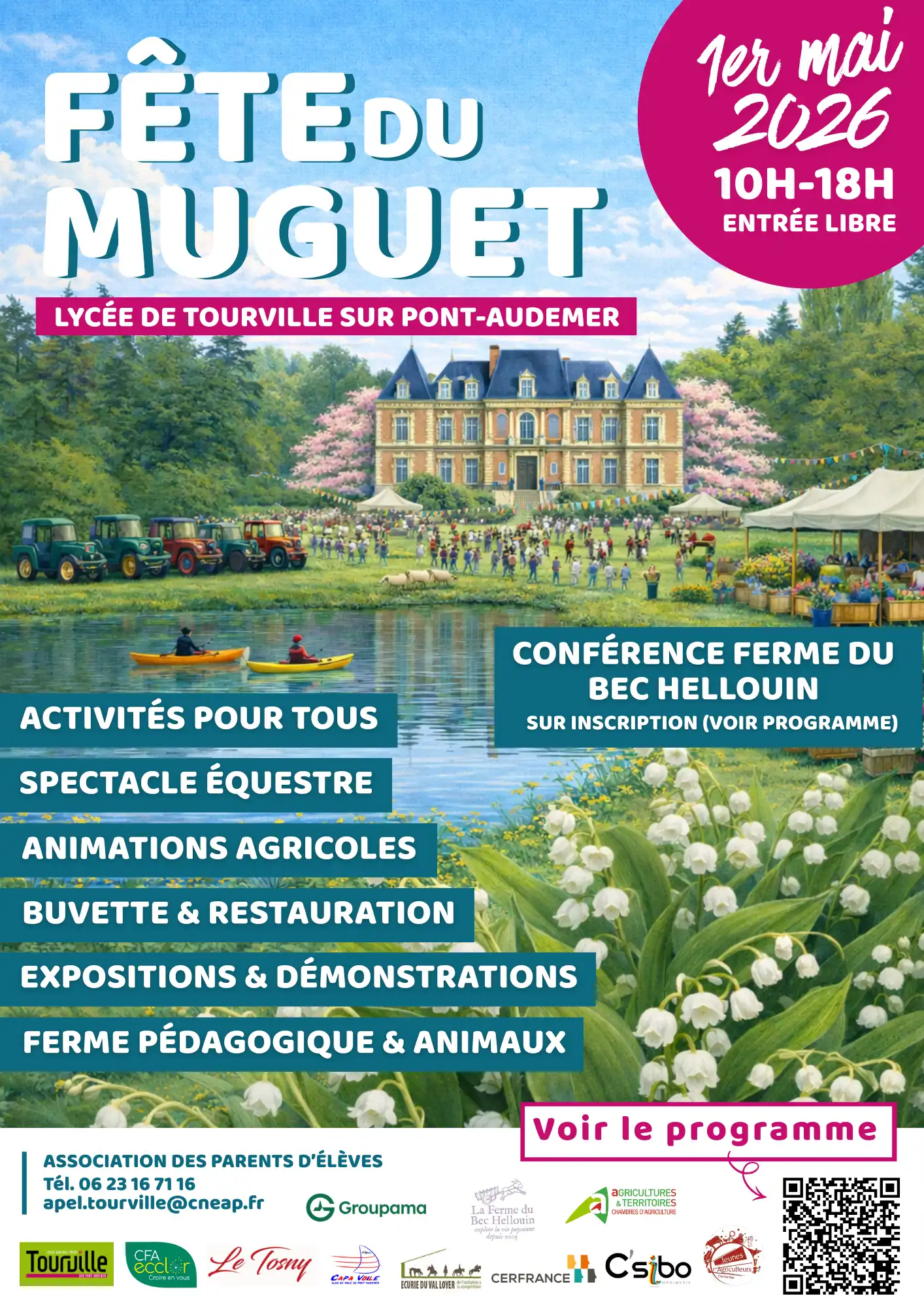 Fête du Muguet 1er mai au Lycée de Tourville